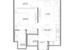 1 bedroom apartment